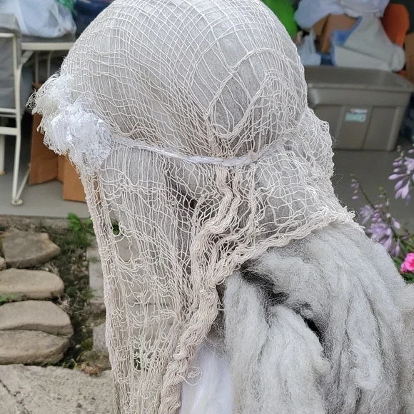 50" Lighted Halloween Scary Bride - Picture 8 of 11